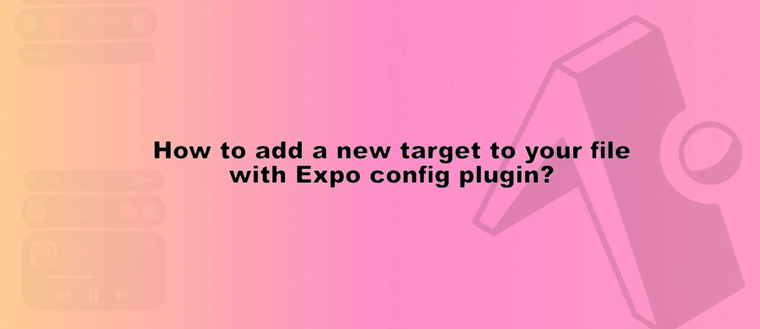 Expo config plugin